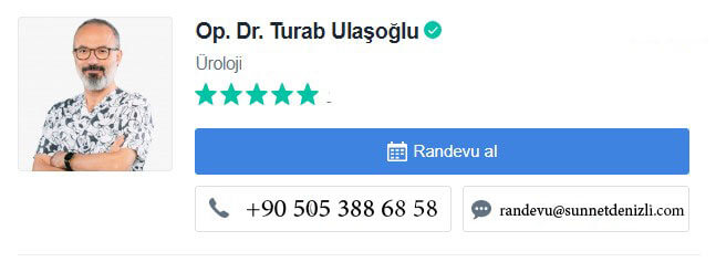 Doktor Takvimi Turab Ulaşoğlu - Sünnet Denizli